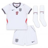 Dětský Fotbalový dres Anglie Morgan Rogers #17 MS 2026 Domácí Krátký Rukáv (+ trenýrky)